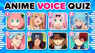 GUESS THE ANIME CHARACTER VOICE 🗣️🔊 Whose voice is this?