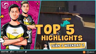 TOP 5 HIGHLIGHT WEEK 3 DAY 2 | PMPL VN S4