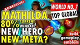 New Hero MATHILDA Tips & Tricks Guide Agressive Gameplay Top Global | Mobile Legends