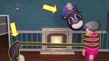 Scary Teacher 3D Cartoon Cat Attack MissT - Funny Game Animation