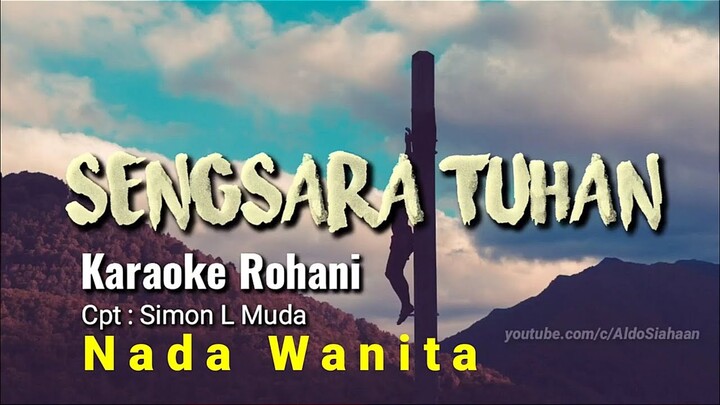 Sengsara Tuhan Karaoke Nada Wanita