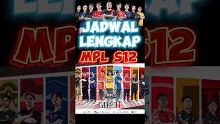 JADWAL MPL WEEK 3 #mpl #mplid #mplindonesia #mobilelegends #mlbb