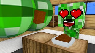 POOR BABY CREEPER LIFE - Minecraft Animation Monster School