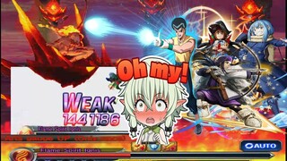 [Grand Summoners] Dungeon of Trials Floor 26 ft YUSUKE Xover units