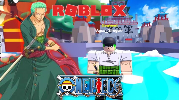 ONE PIECE TAPI AKU PAKE ZORO VERSI ROBLOX #bestofbest