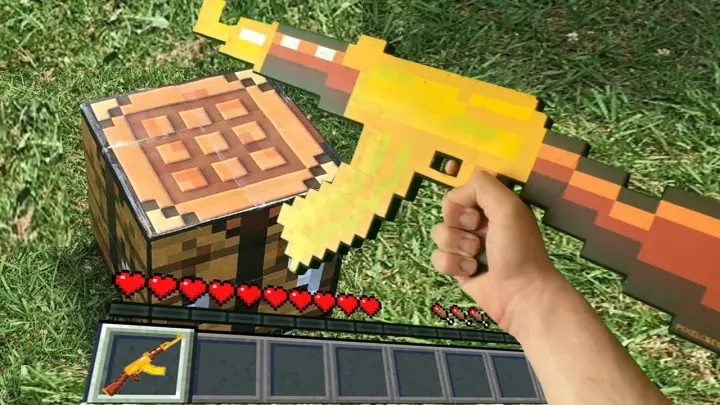 Minecraft in Real Life POV - Realistic Crafting Real Texture Pack