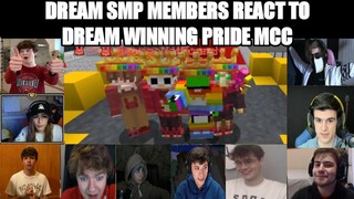 Dream SMP Members React To Dream Winning Pride MCC Minecraft Championships ft George, Karl & Foolish