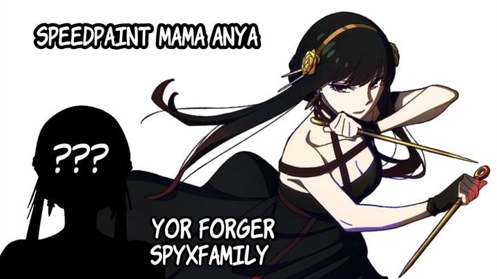 [speedpaint]gambar mami yor request dari follower(anime spyxfamily)