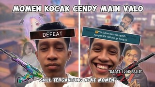 Perbedaan Skill Valo Cendy Ketika Di challenge Afat Dan Tidak Dichallange!! Momen Kocak Cendy 2