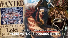 SPOILER OP 1131 - BOUNTY LOKI! 4.48 MILYAR VS 2,6 MILYAR SHANKS DUEL VS LOKI - JOYBOY LUFFY NIKA