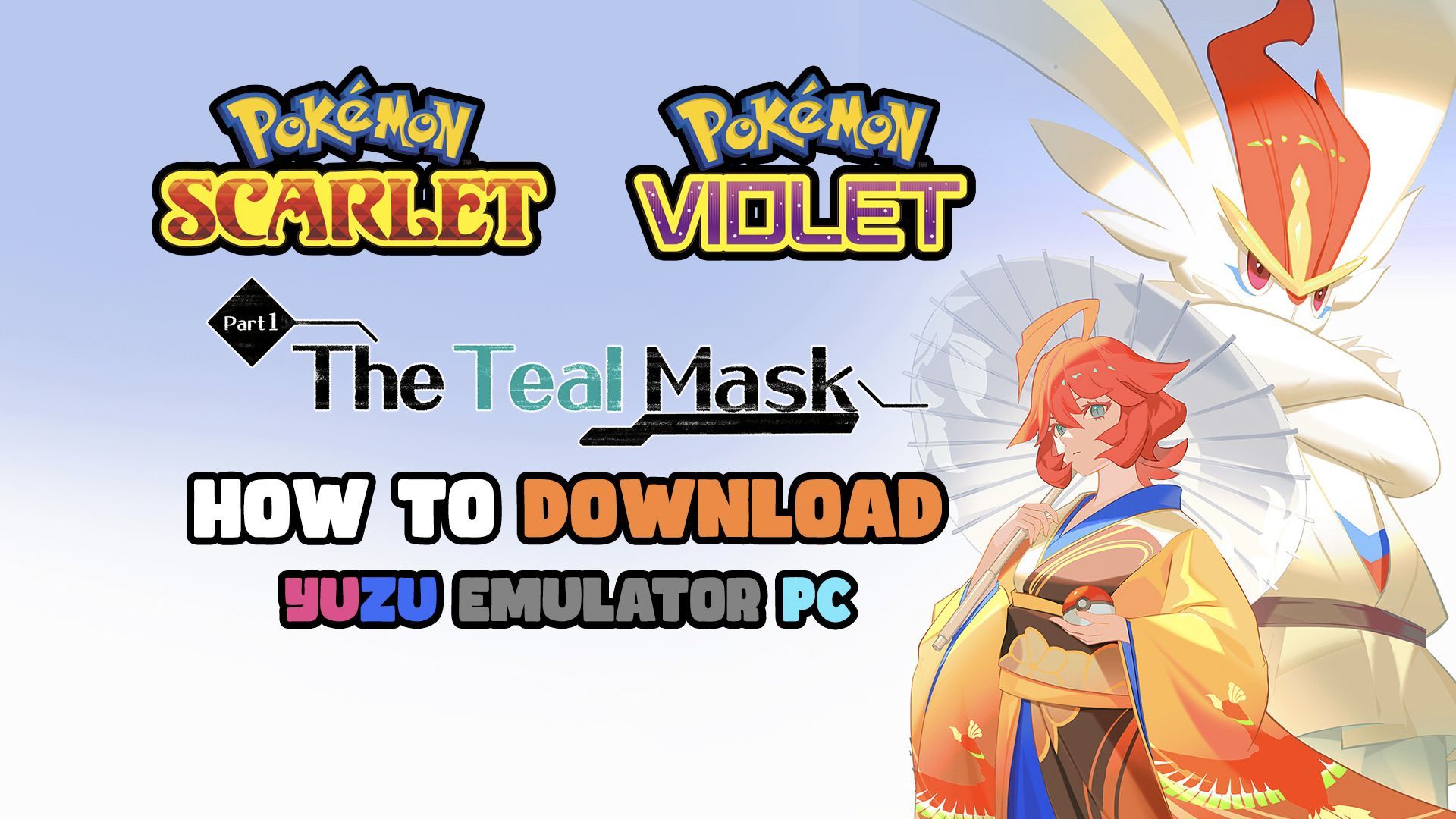 How to Download Yuzu Emulator for Pokémon Scarlet The Teal Mask DLC on PC  (XCI) - BiliBili