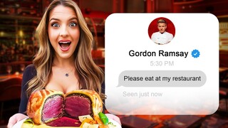 EATING AT EVERY CELEBRITY RESTAURANT IN 24 HOURS!!
