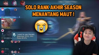 LANCELOT SOLO RANKED AKHIR SEASON BIKIN EMOSI SENAM JANTUNG! - Mobile Legends