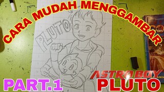 cara yg sangat mudah menggambar anime PLUTO part.1
