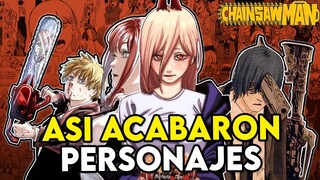 ⚡¿Como Termino Cada Personaje de Chainsaw Man?