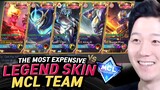 Troll 5men Legend skin team in MCL | Mobile Legends