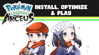 How to Install Optimize & Play Pokemon Legends Arceus on PC [Yuzu-PC-Android]