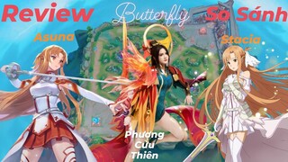 Review so sánh Butterfly Phượng Cửu Thiên vs Stacia vs Asuna Tia Chớp /Rum ●○ Butterfly/ LIÊN QUÂN