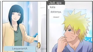 gambaran ketika naruto tahu bahwa "hinata hamil"😳