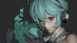 [Cuộc thi sáng tạo nguyên mẫu hình CHE] Những thứ vô hình - Hatsune Miku figure Production