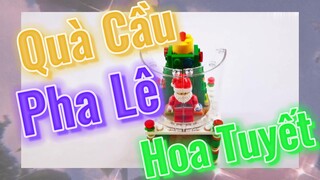 Quà Cầu Pha Lê Hoa Tuyết