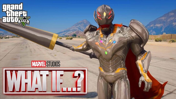 GTA 5 - Infinity Ultron Destroy The Avengers (Marvel's What If ...)