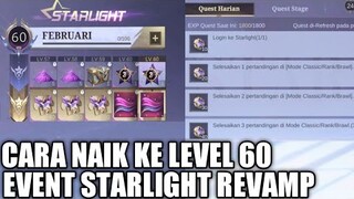 PENJELASAN CARA NAIK KE LEVEL 60 DAN SELESAIKAN QUEST EXP STARLIGHT REVAMP !!