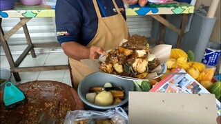 BUSET NGAWUR !!! 10 RIBU DAPAT PORSI SEGITU BANYAKNYA || RUJAK PETIS CECEK - kuliner gresik