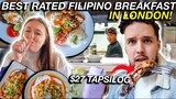Eating at the Best Rated Filipino Restaurant in London!