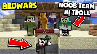 KHANGG VÀ NOOB TEAM BỊ TROLL BEDWARS SOLO PVP VỚI NGƯỜI LẠ *KHANGG VÀ THÀNH VIÊN MỚI BỊ NOOB TROLL