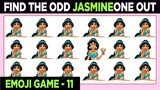 Princess Jasmine Odd One Out Emoji Games No 11 | Disney Princess  Odd One Out | Find The Difference