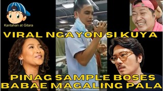 Viral Ngayon si Kuya Pinag Sample Boses Babae Magaling Pala 😘😲😁😱😷🎤🎧🎼🎹