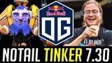 N0taiL first game in 7.30 - The New TINKER in DOTA 2