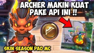 ARCHER MAKIN KUAT PAKE API INI!! COMMANDER PAO 2 MAGIC CHESS UPDATE TERBARU 2022