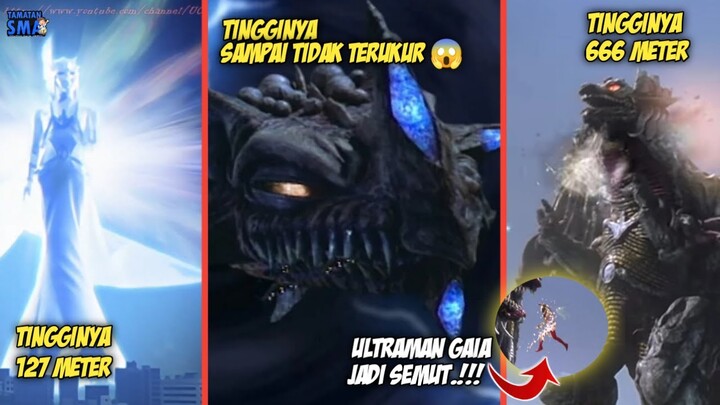 4 KAIJU PALING BESAR DAN PALING TINGGI DI SERIAL ULTRAMAN GAIA