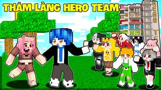 GẤU MORA THAM QUAN LÀNG HERO TEAM CÙNG MEOWPEO TRONG MINECRAFT