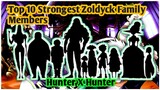Top 10 Strongest Zoldyck Family Members | Hunter X Hunter| Anime Review | Tagalog