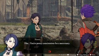 Shez (M) & Shamir Level C Support Conversation - Fire Emblem Warriors: Three Hopes (DEMO)
