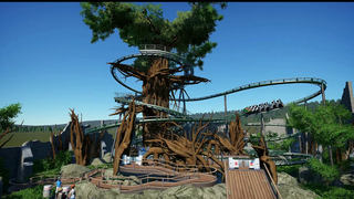 WitchOak (รถไฟเหาะตาราง 10x10) Planet Coaster