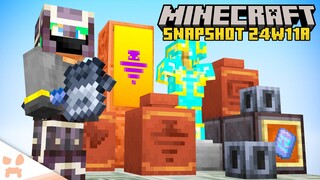 THE MACE, New Armor Trim, Breeze Rods, Chambers, + More! | Minecraft 1.21 Snapshot 24w11a