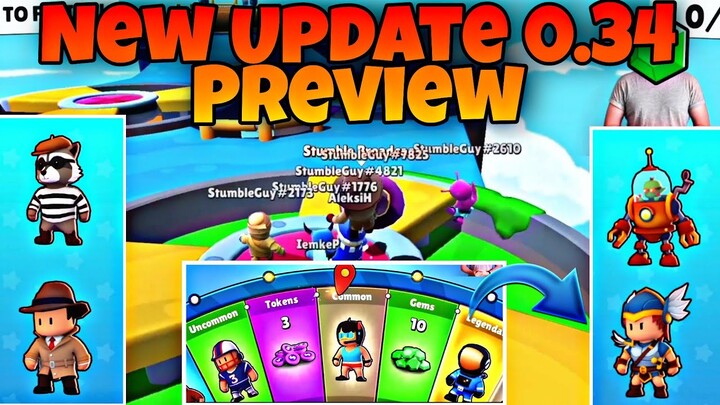 New Update 0.34 Preview | Stumble Guys