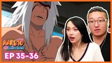 JIRAYA'S NEAR DEATH EXPERIENCE 😱 | Naruto Shippuden Couples Reaction Episode 35 & 36