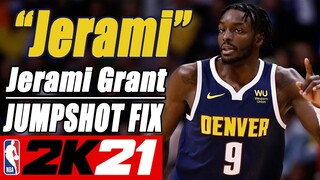 Jerami Grant Jumpshot Fix NBA2K21 with Side-by-Side Comparison