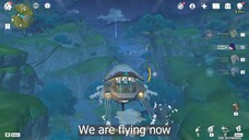 Genshin Impact Bug and Glitch - How to make boat swimming on the air
