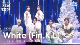 BOYNEXTDOOR (보이넥스트도어) - White (Fin.K.L)(화이트 (핑클)) @가요대전  GayoDaejeon 20231225