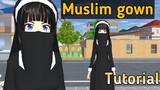 How to make Muslim gown (Burqa) 🧕🏻| Sakura School Simulator Tutorial