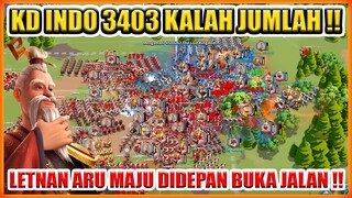 LETNAN ARU MAJU DIDEPAN BUKA JALAN KD INDO 3403 !! WAR ALTAR KVK 1 ROK