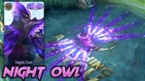 GUSION - NIGHT OWL SKIN GAMEPLAY | GUSION GRAND COLLECTOR SKIN | MOBILE LEGENDS BANG BANG