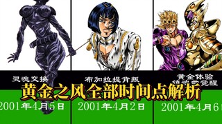 JOJO黄金之风的完整时间线解析！