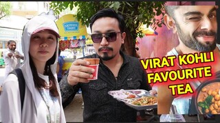 LUNCH IN KHAN MARKET DELHI || VIRAT KOHLI FAVOURITE TEA DELHI || SERAM BROTHERS || EATING CHALLENGE